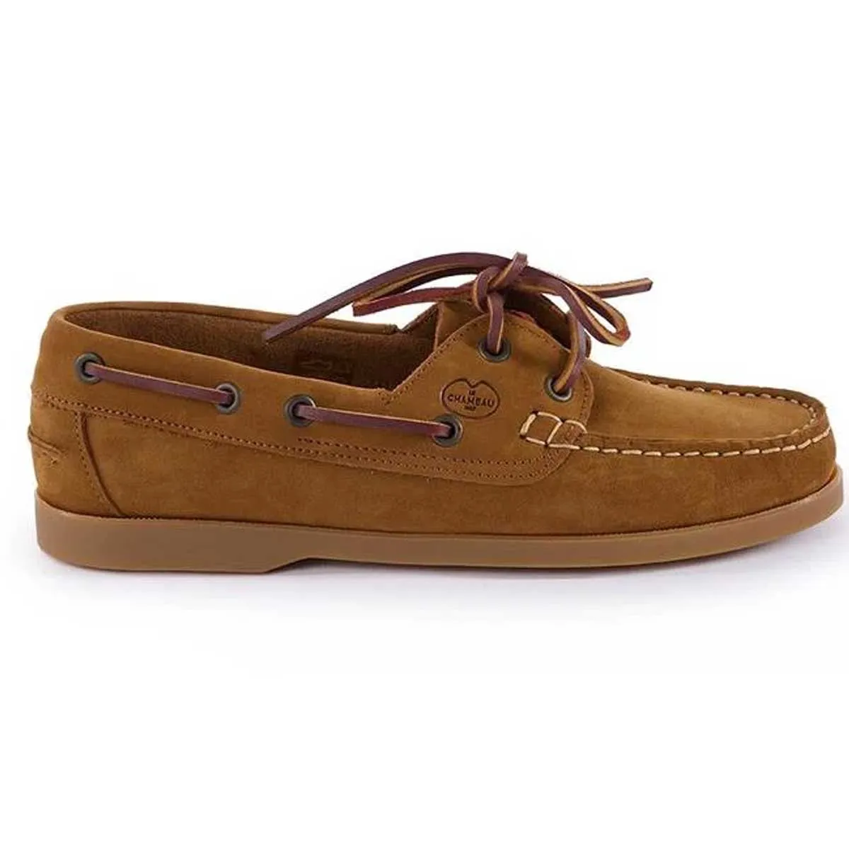 40% OFF LE CHAMEAU Galion Deckshoes - Women's - Tan Nubuck - Size: UK 8