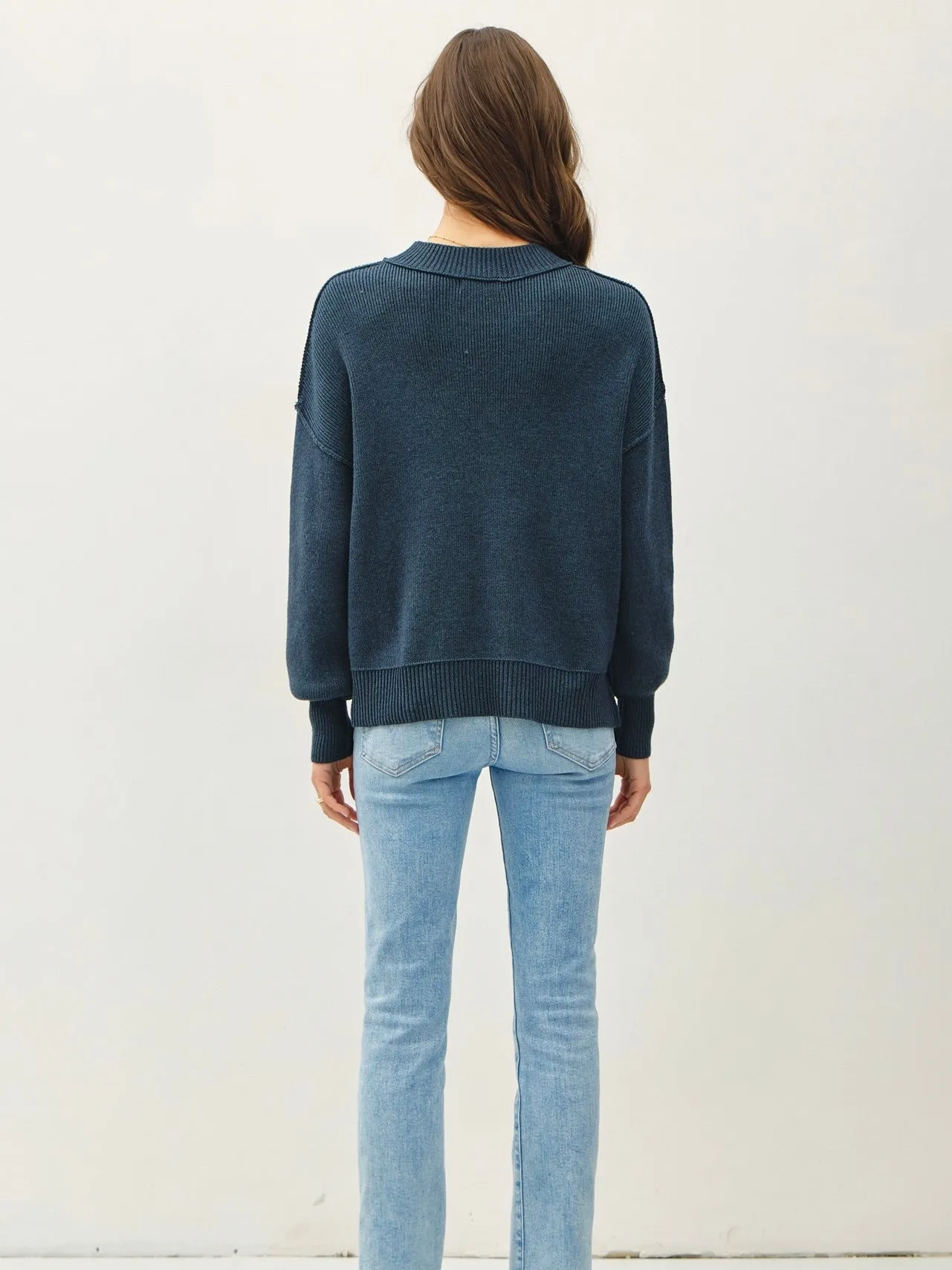 Alexa Ribbed Knit Sweater