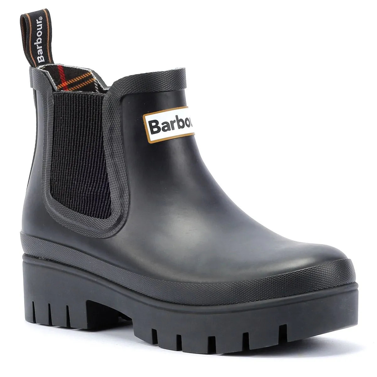 Barbour Halton Women's Black Ankle Wellington Boots