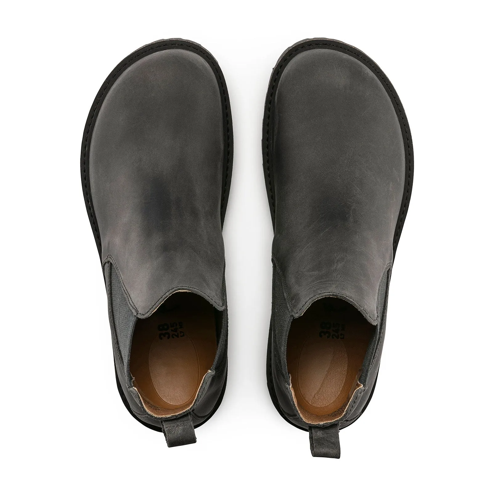 Birkenstock Stalon Chelsea Boot (Men) - Graphite Oiled Leather