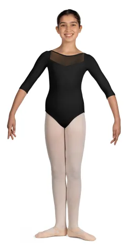 Boat Neck 3/4 Leotard M122c