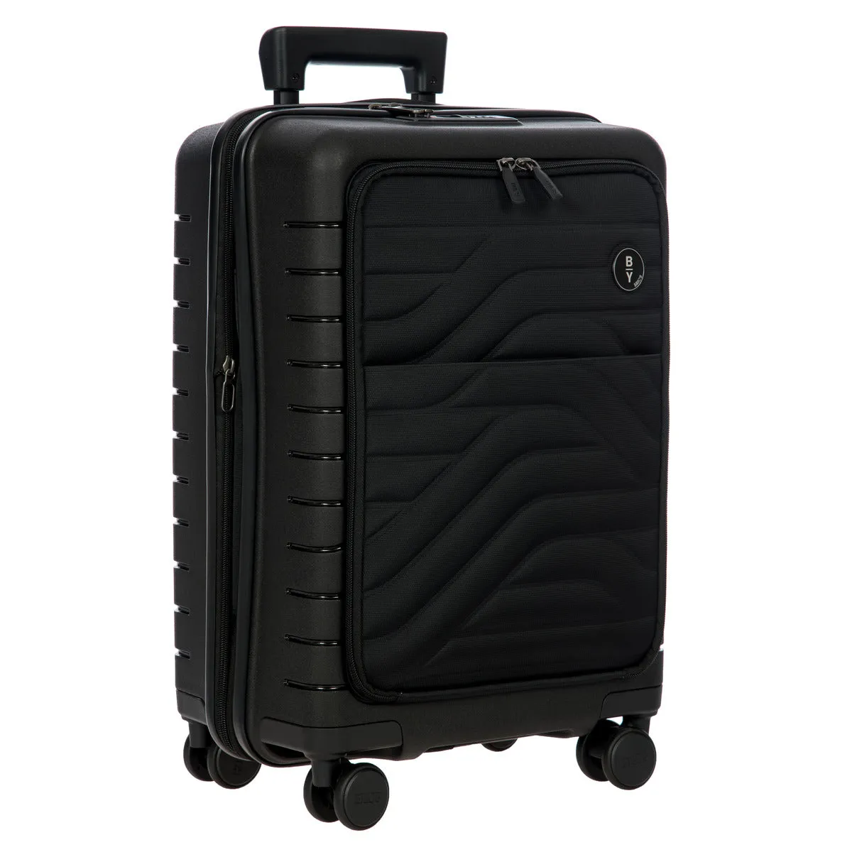 Bric's B Y Ulisse Expandable Spinner with Pocket - 21" Black