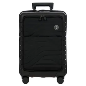 Bric's B Y Ulisse Expandable Spinner with Pocket - 21" Black