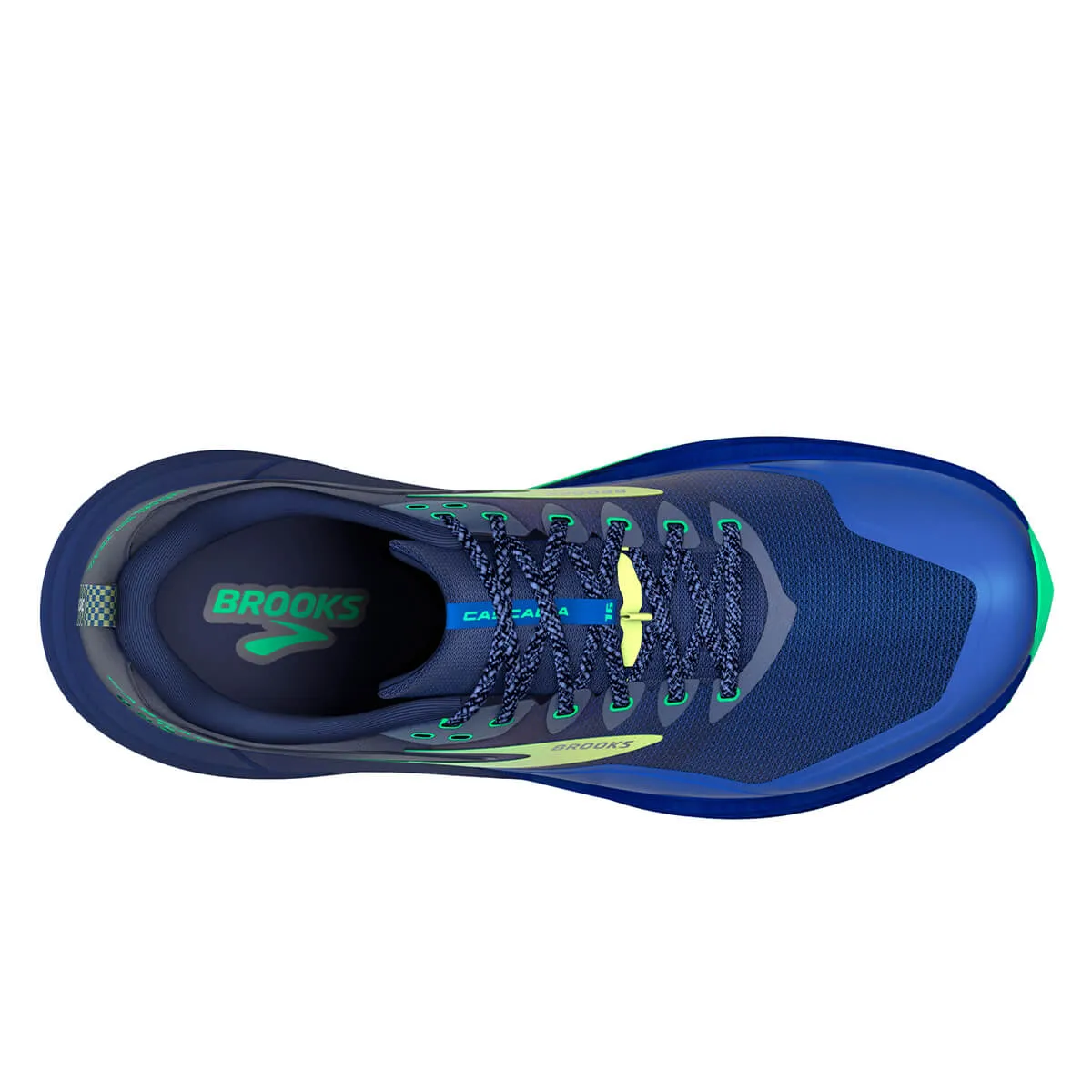 Brooks Cascadia 16 Mens | Blue/surf the Web/green