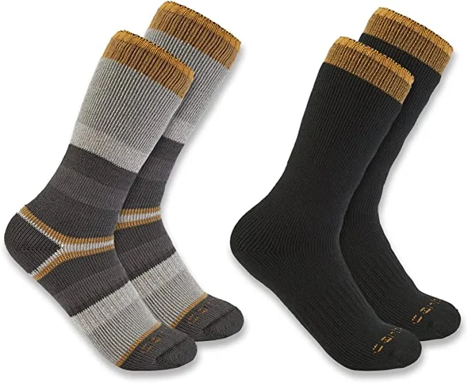 Carhartt Men's 2-Pack Heavyweight Crew Socks