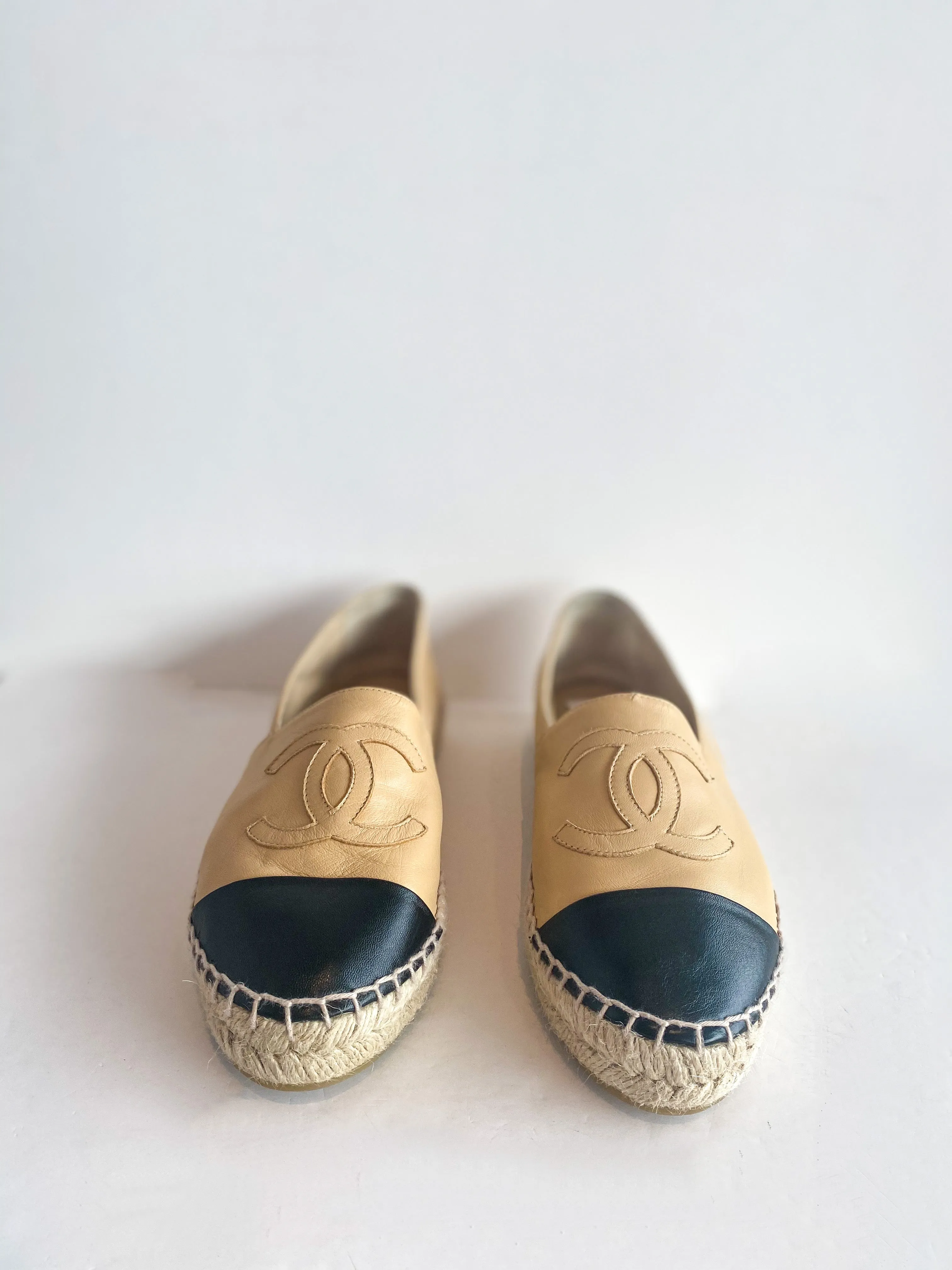 Chanel Leather Espadrilles