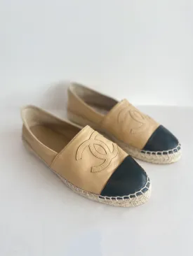 Chanel Leather Espadrilles