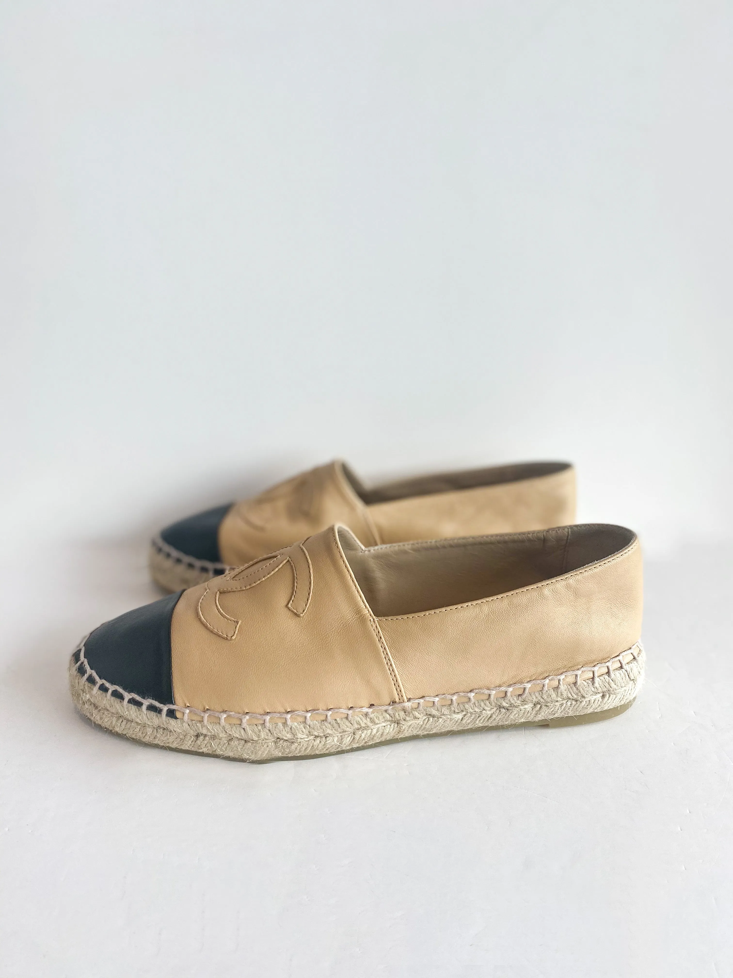 Chanel Leather Espadrilles