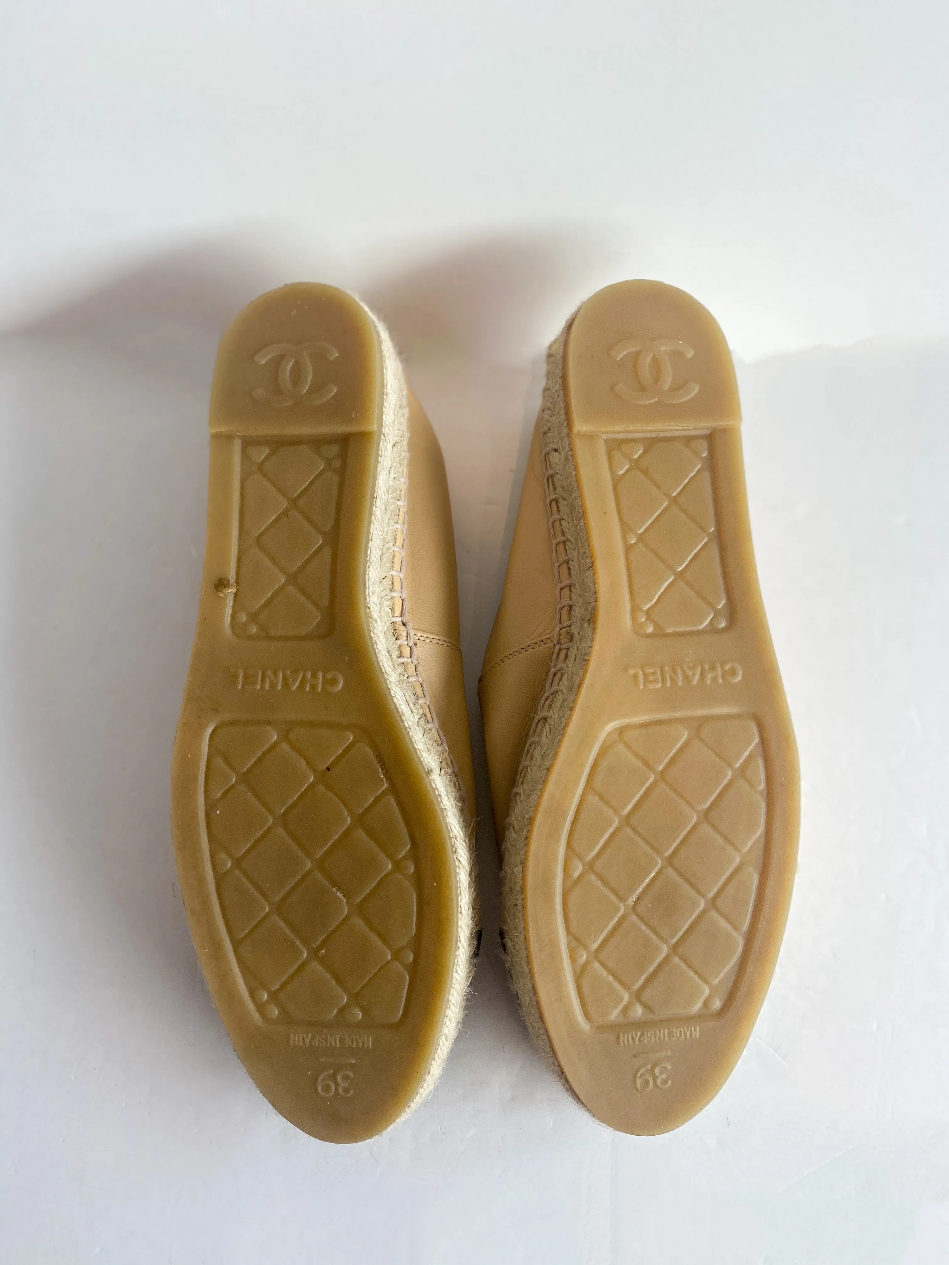 Chanel Leather Espadrilles