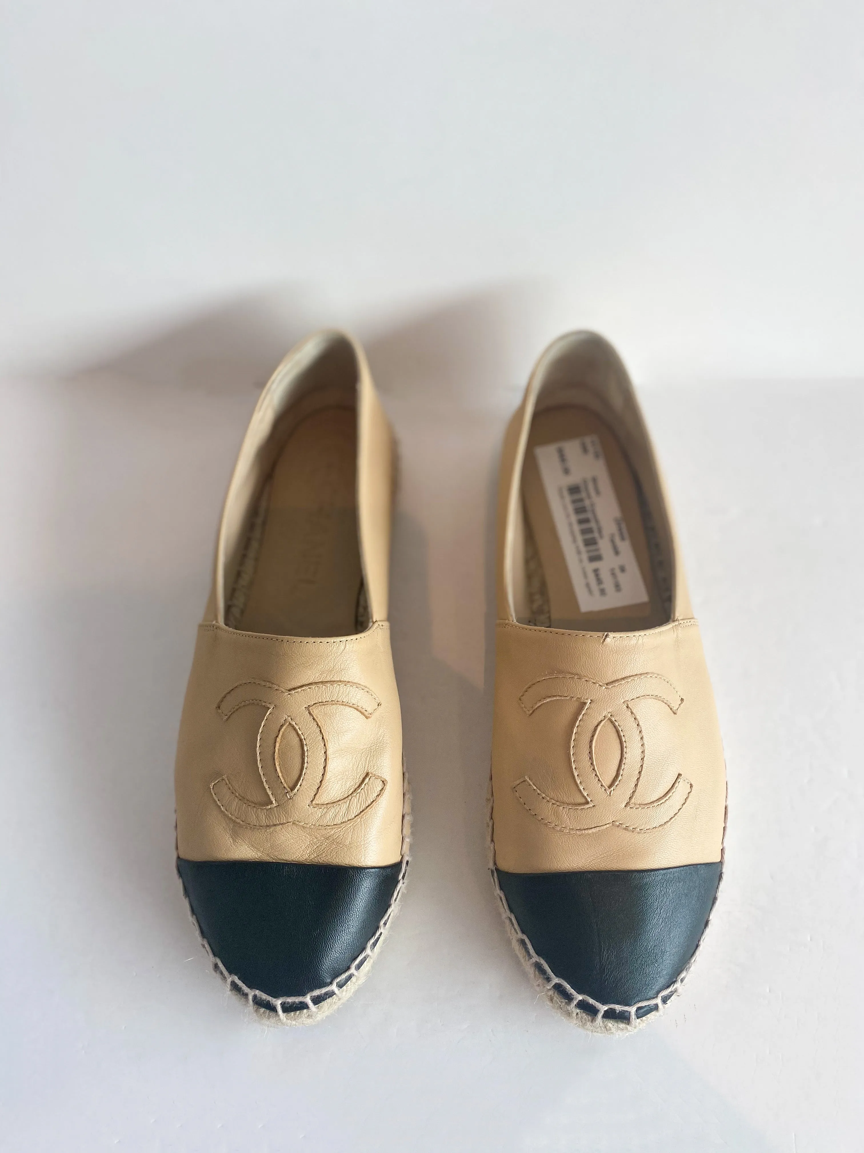 Chanel Leather Espadrilles