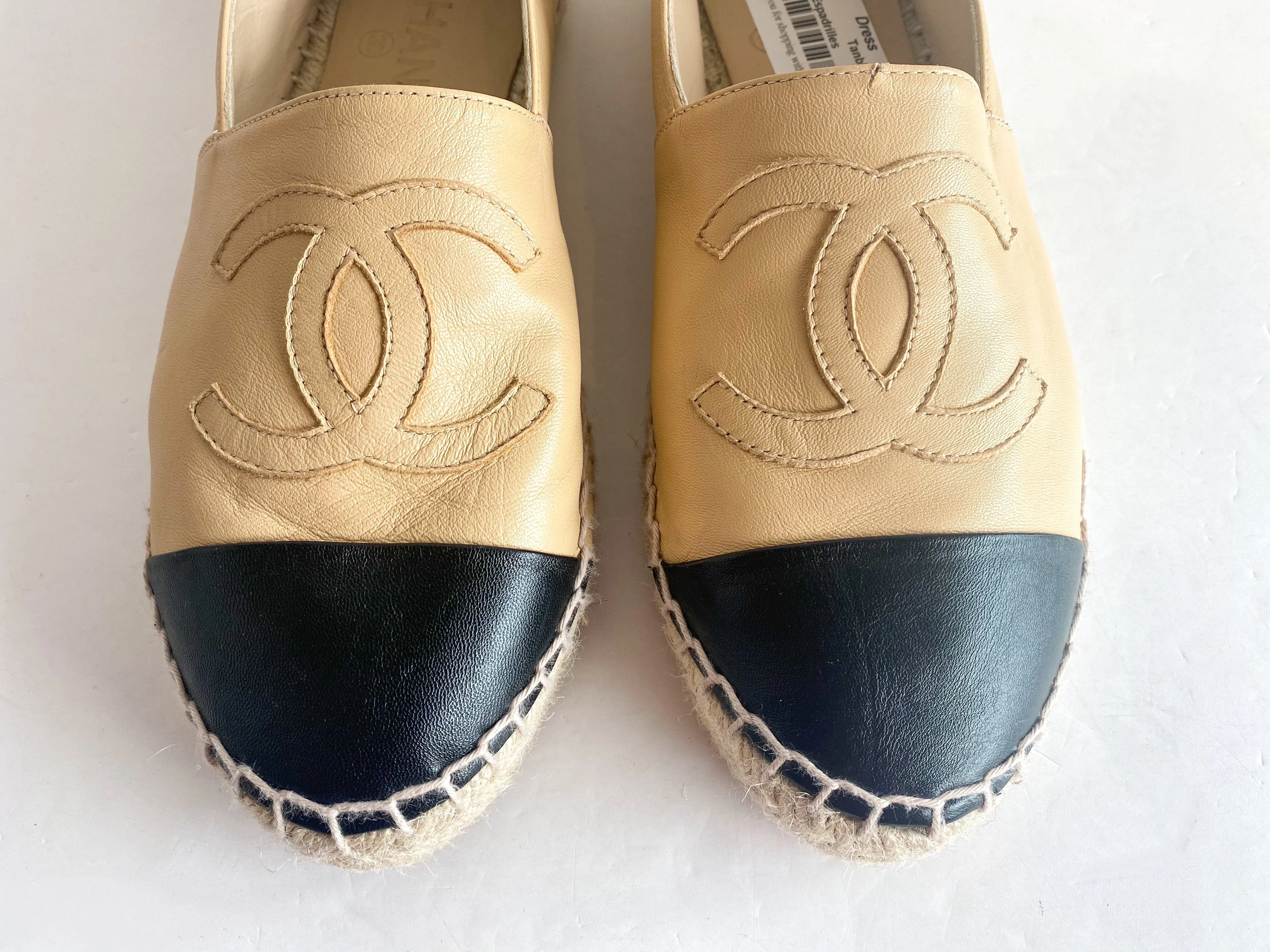 Chanel Leather Espadrilles