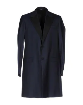 Dolce & Gabbana Man Coat Dark blue 36 suit