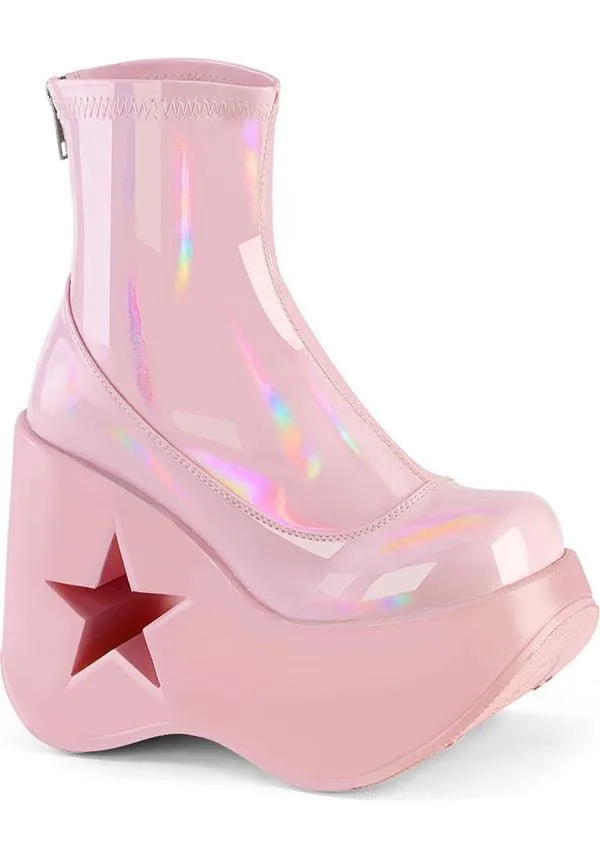 DYNAMITE-100 [Baby Pink Stretch Holo] | PLATFORMS [PREORDER]