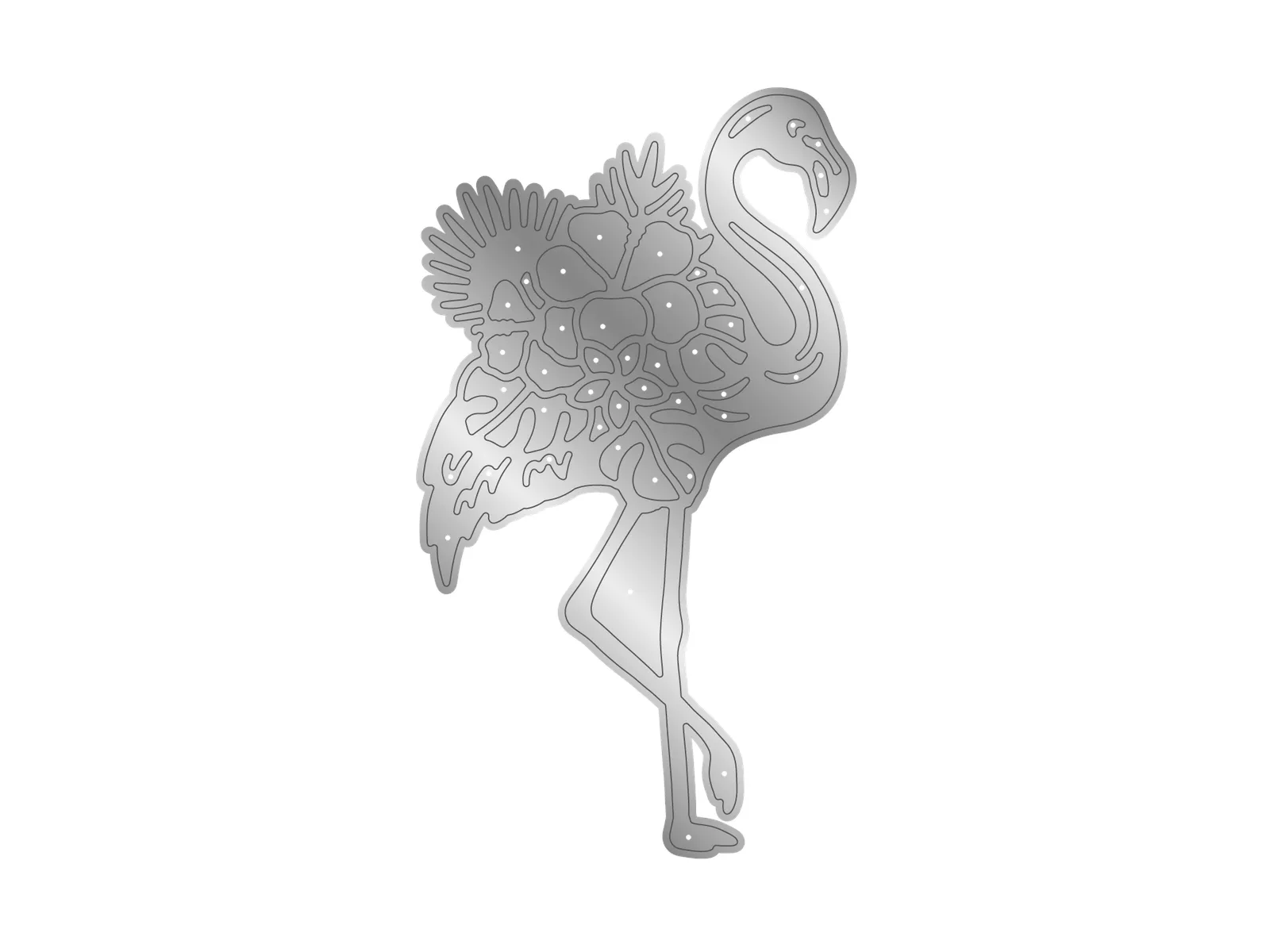 Flamazing Flamingos Metal Die - Flamingo Silhouette