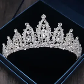 Glamorous Baroque Rhinstone Tiara