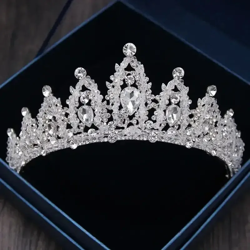 Glamorous Baroque Rhinstone Tiara