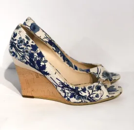 Gucci Floral Wedges