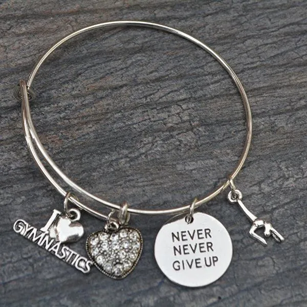 Gymnastics Bangle Bracelet - Live Your Dream