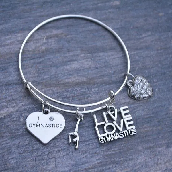 Gymnastics Bangle Bracelet