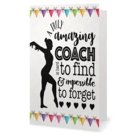 Gymnastics Coach Card