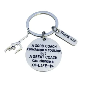 Gymnastics Coach Keychain - Change Life