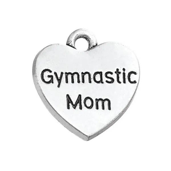 Gymnastics Mom Charm