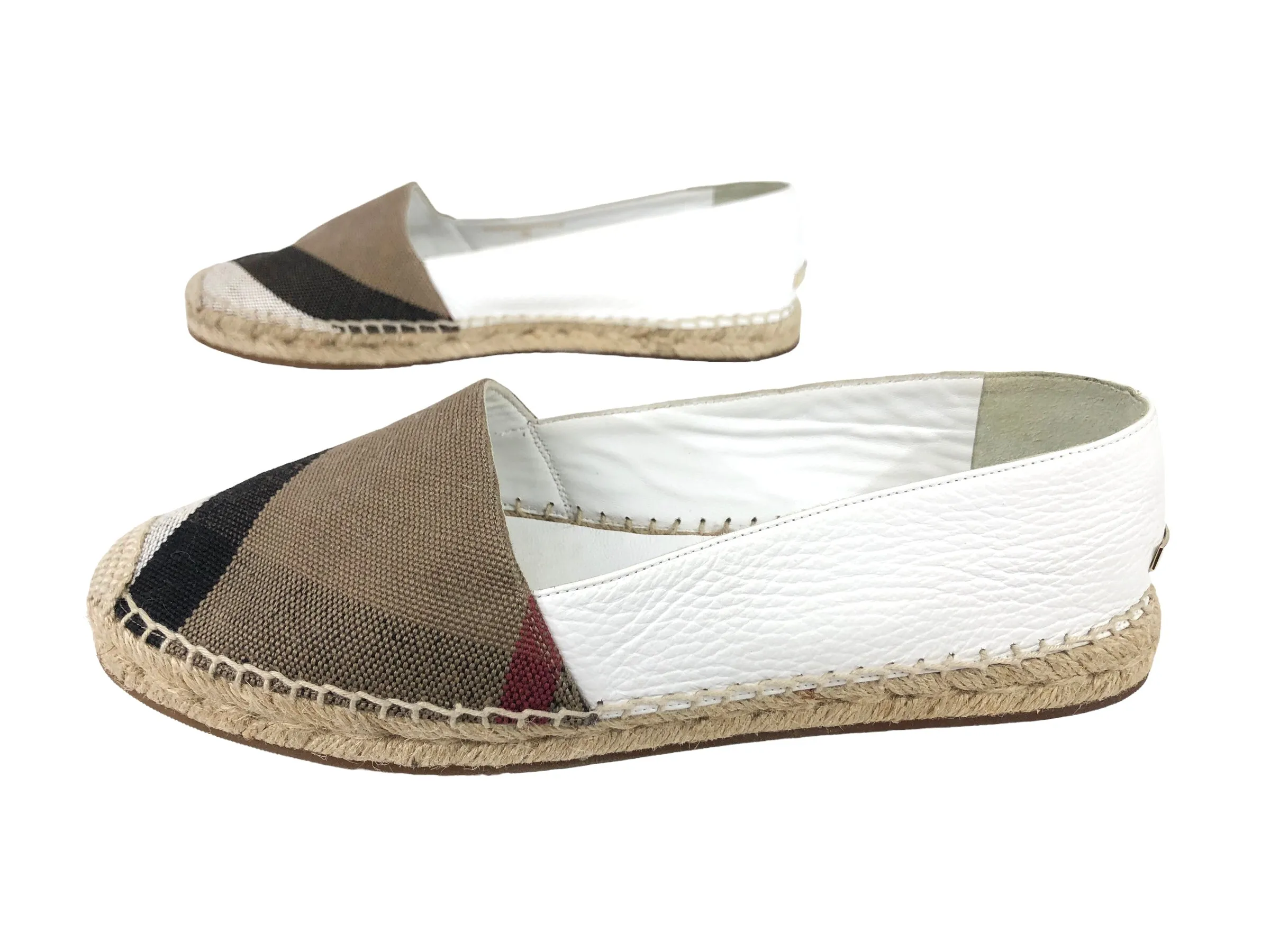 Hodgeson House Check Espadrilles | Size US 8.5 - EU 39