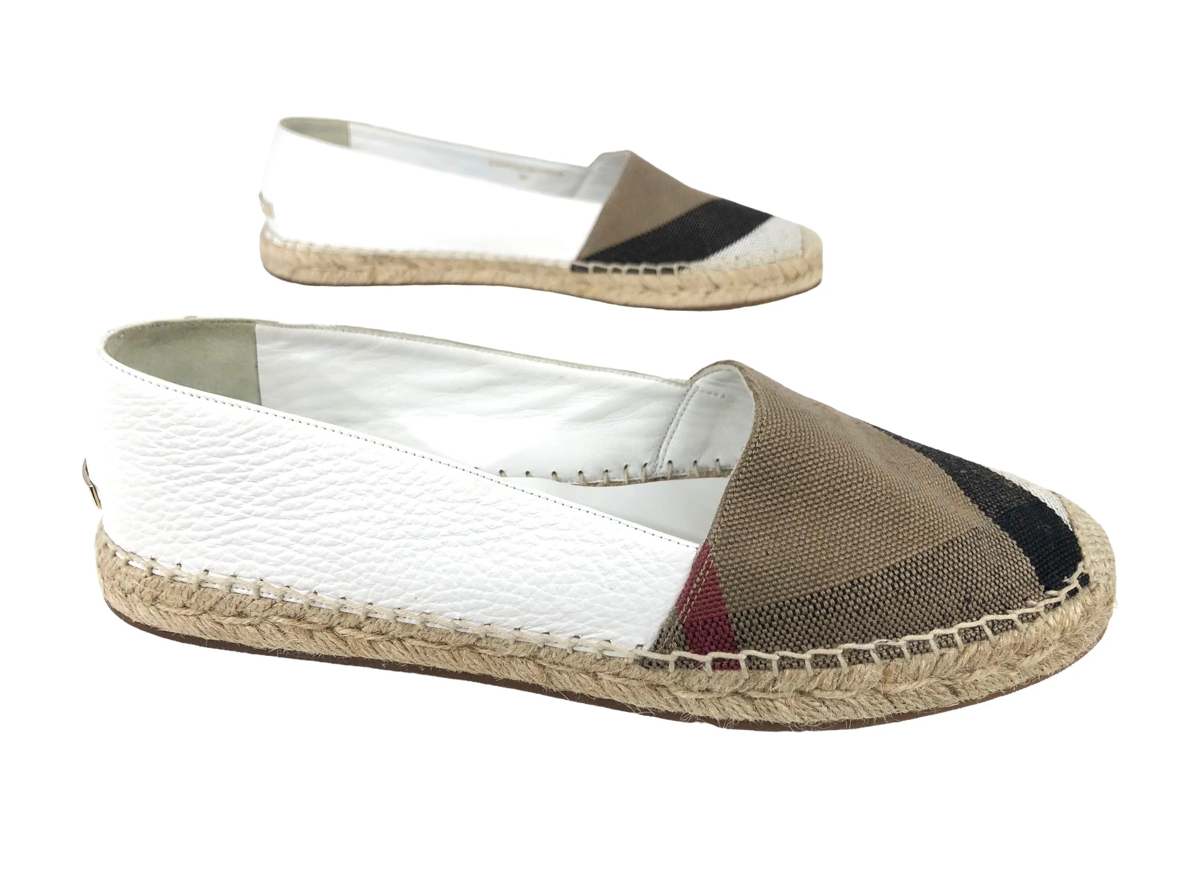 Hodgeson House Check Espadrilles | Size US 8.5 - EU 39