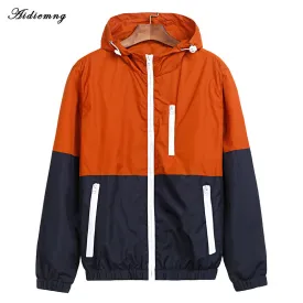 Jackets Women 2017 Autumn New Fashion Jacket Womens Hooded basic Jacket Casual Thin Windbreaker female jacket Outwear Women Coat