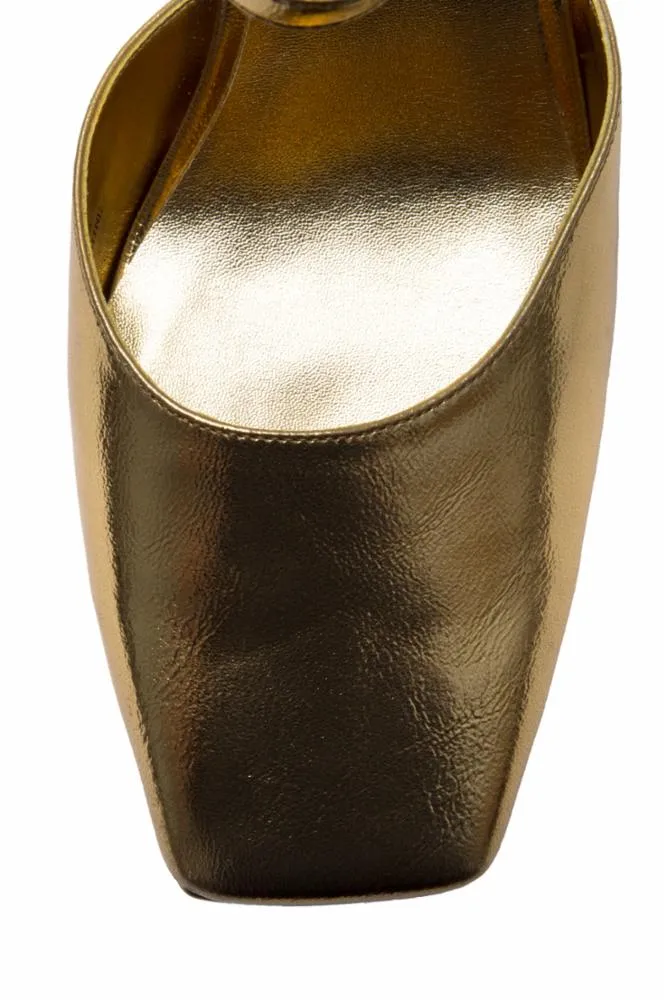 Jeffrey Campbell  Women's Ovr_N_Out Gold M