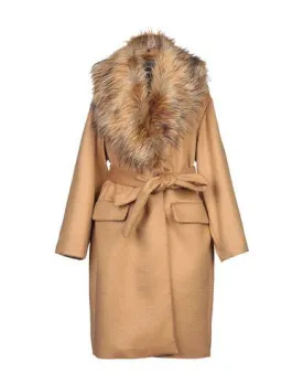 L' Autre Chose Women Coat Camel 12 UK