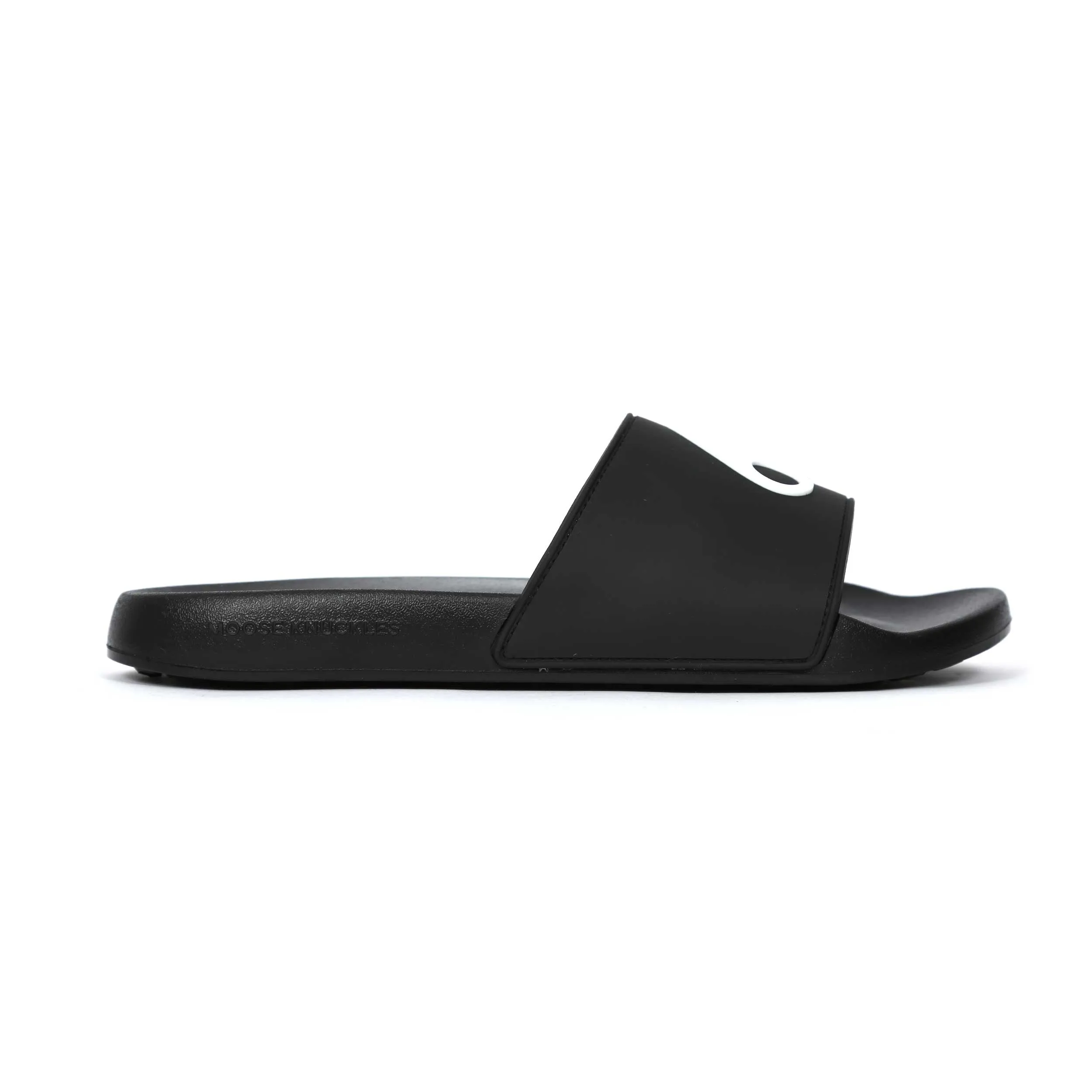 Moose Knuckles Logo Icon Sport Slide in Black