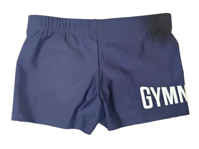 Navy Blue Lycra Gymnastics Bike Pants