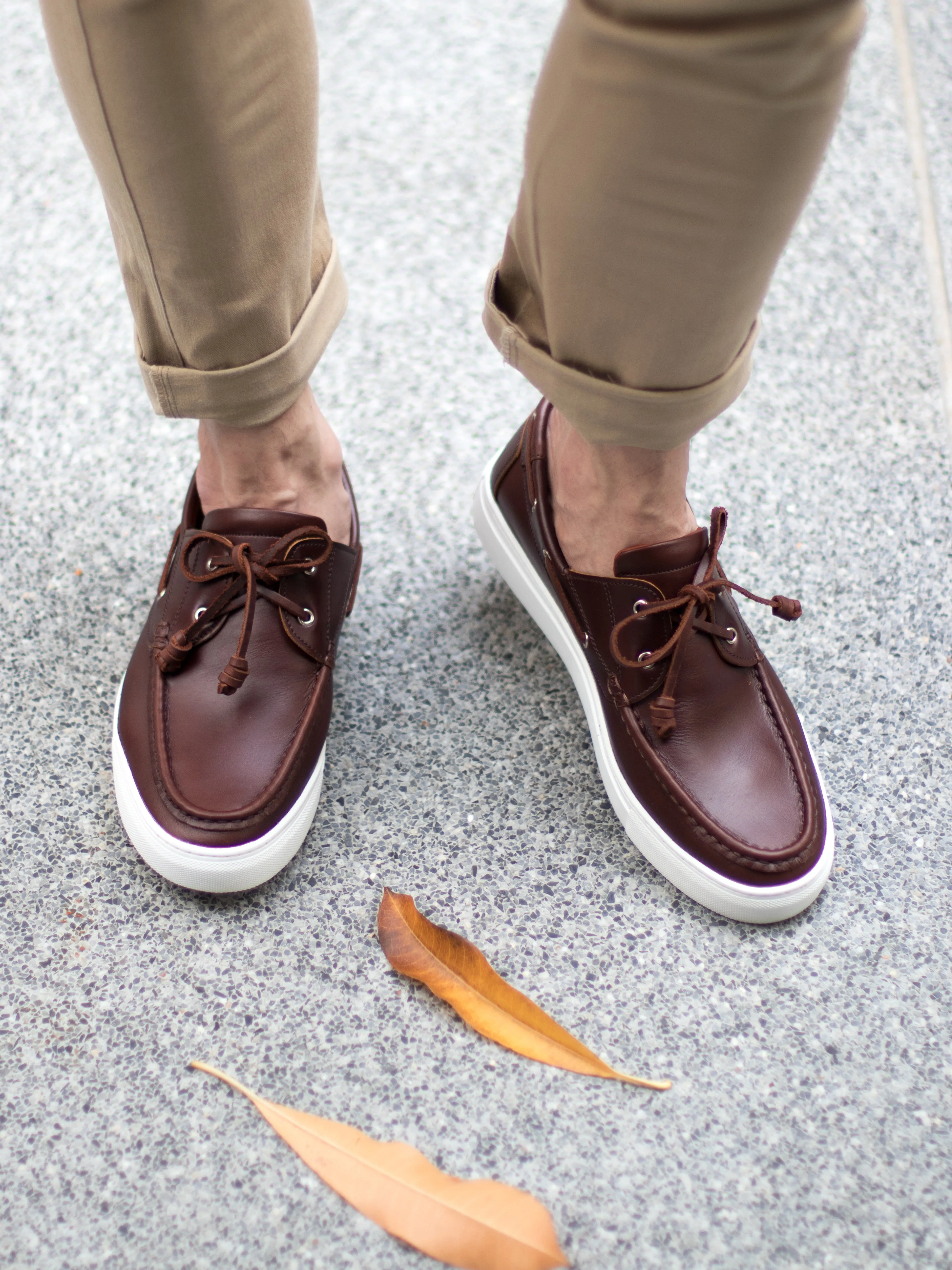 New York Boat Shoe Brandy Brown