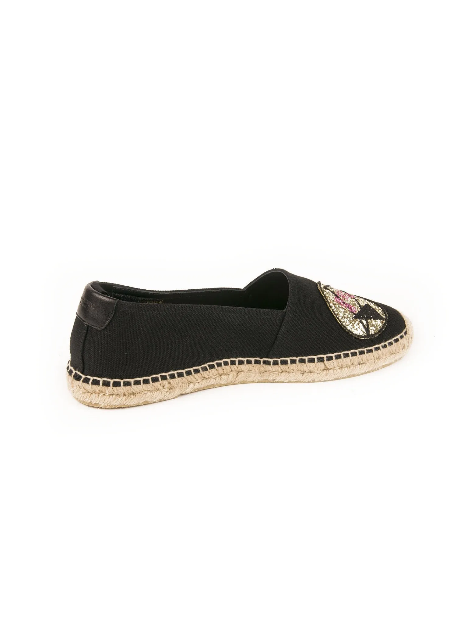 Patched Espadrilles - Black