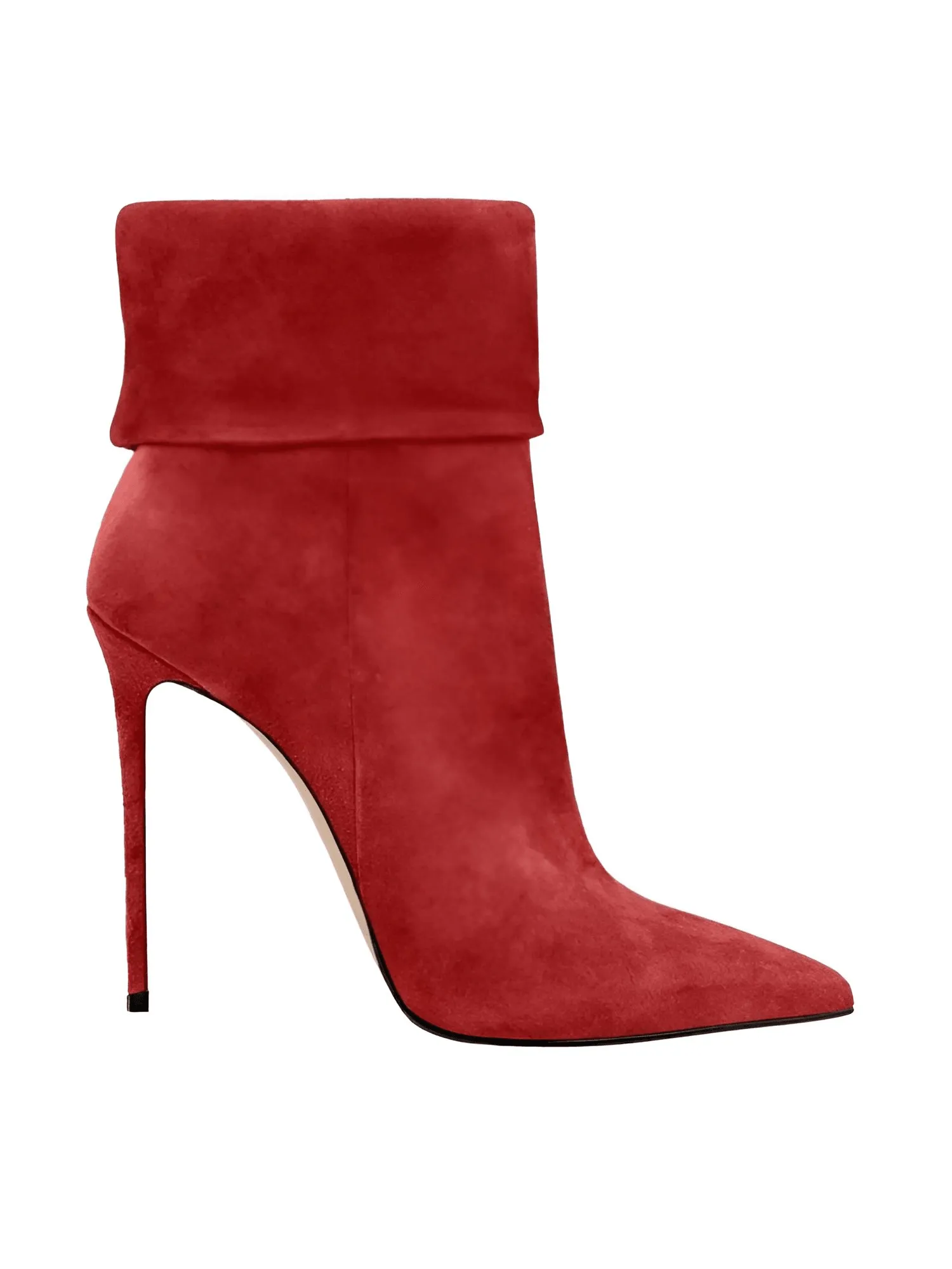 Pointed Toe Suede Stiletto Ankle Boots For Women - In 10 Colors!