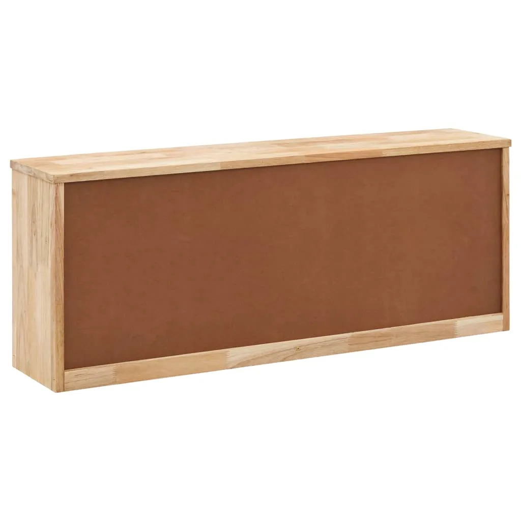 Shoe Storage Bench 94x20x38 cm Solid Walnut Wood