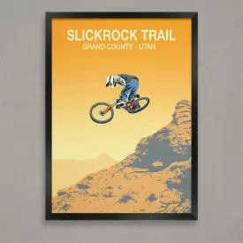 Slickrock Mountain Bike Poster