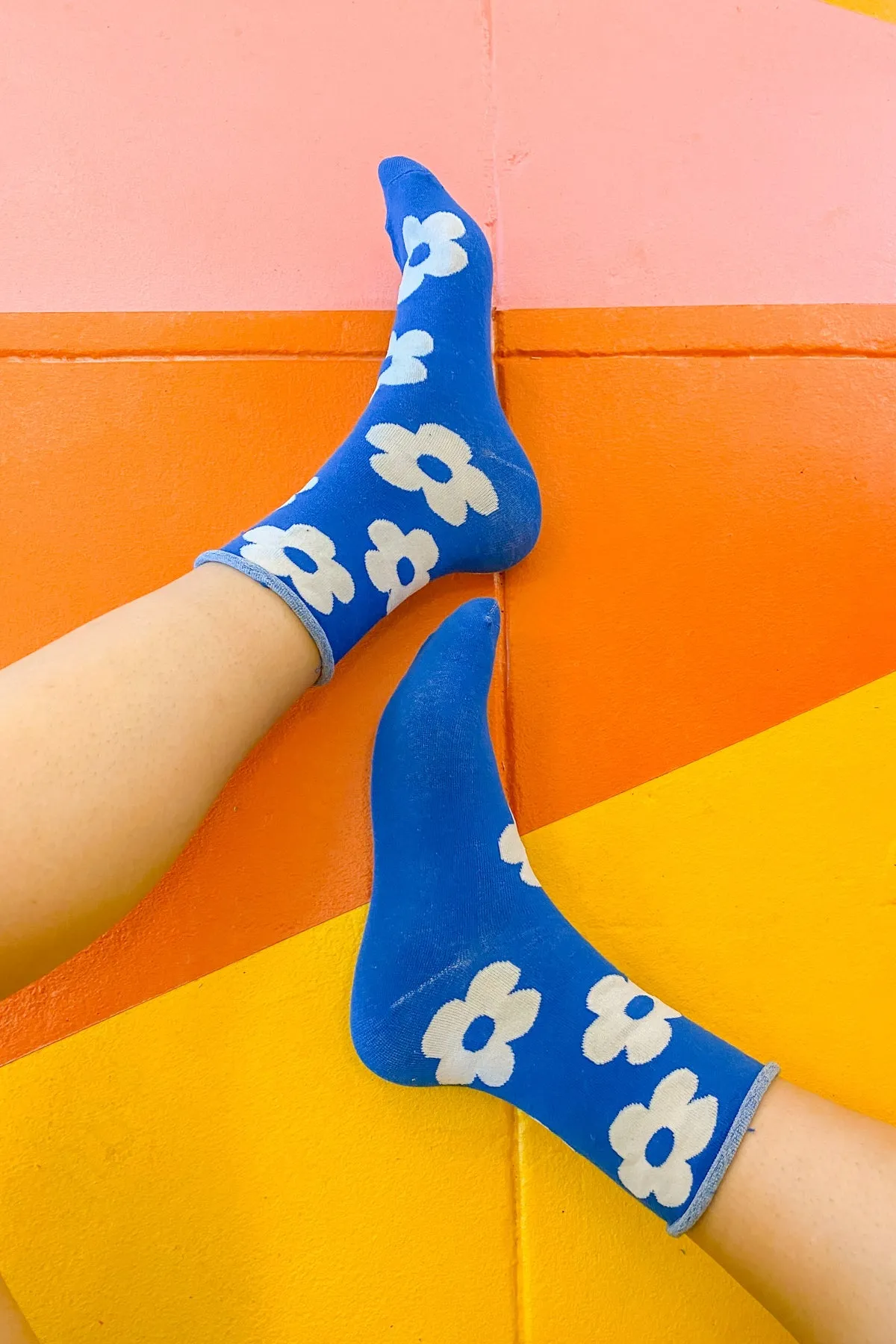 Softie Socks in Electric Blue