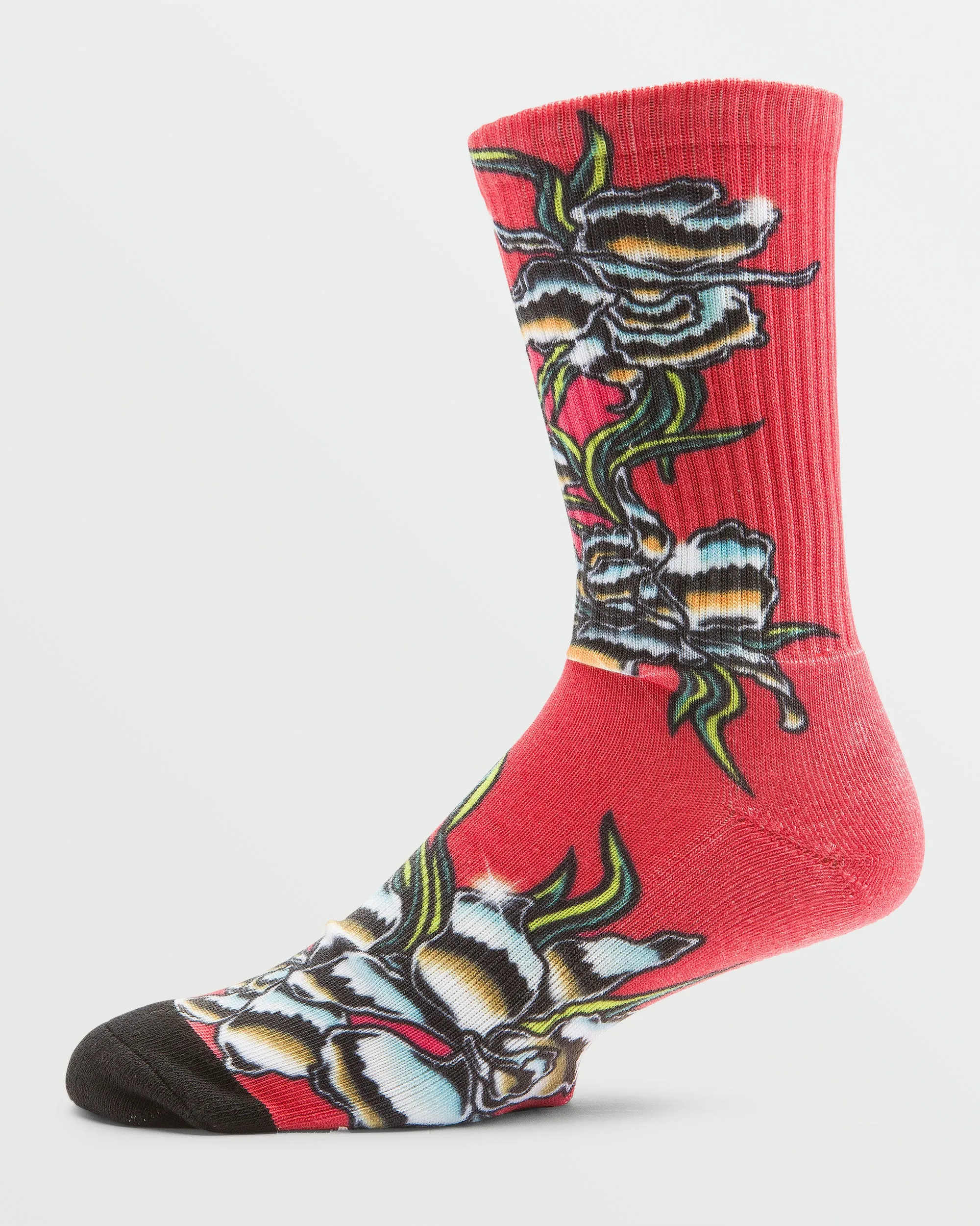 Stoney Shred Socks - Ribbon Red