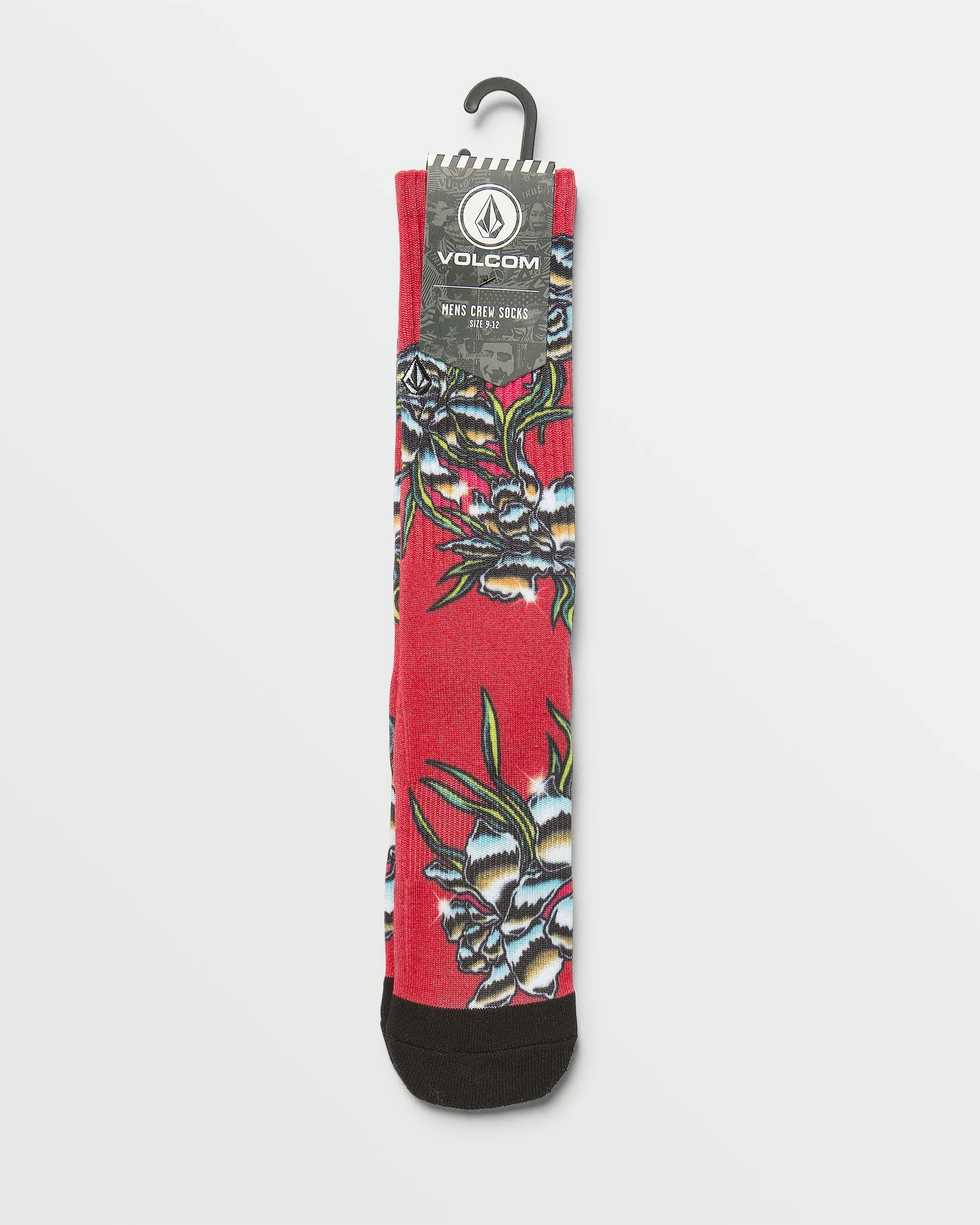 Stoney Shred Socks - Ribbon Red