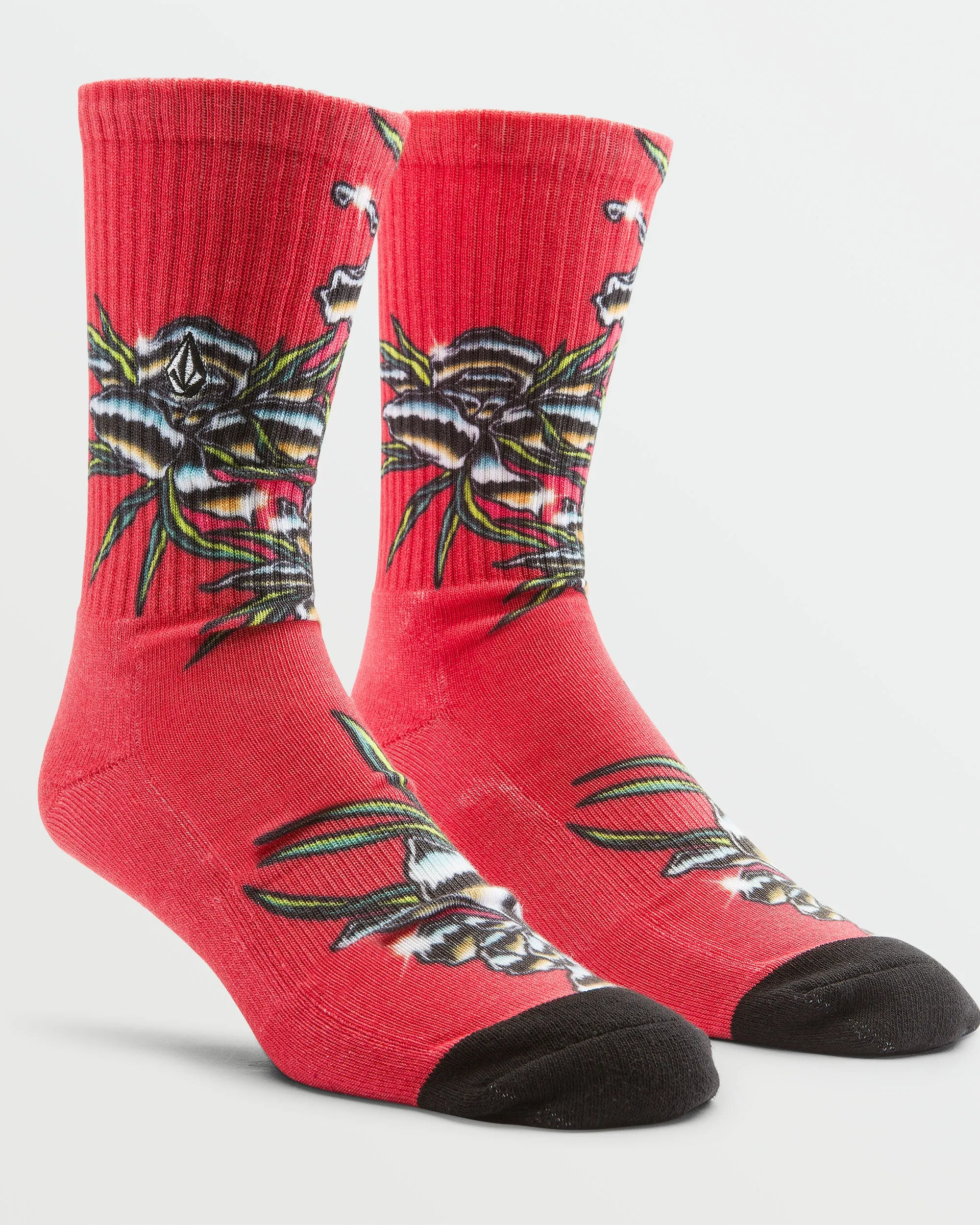 Stoney Shred Socks - Ribbon Red