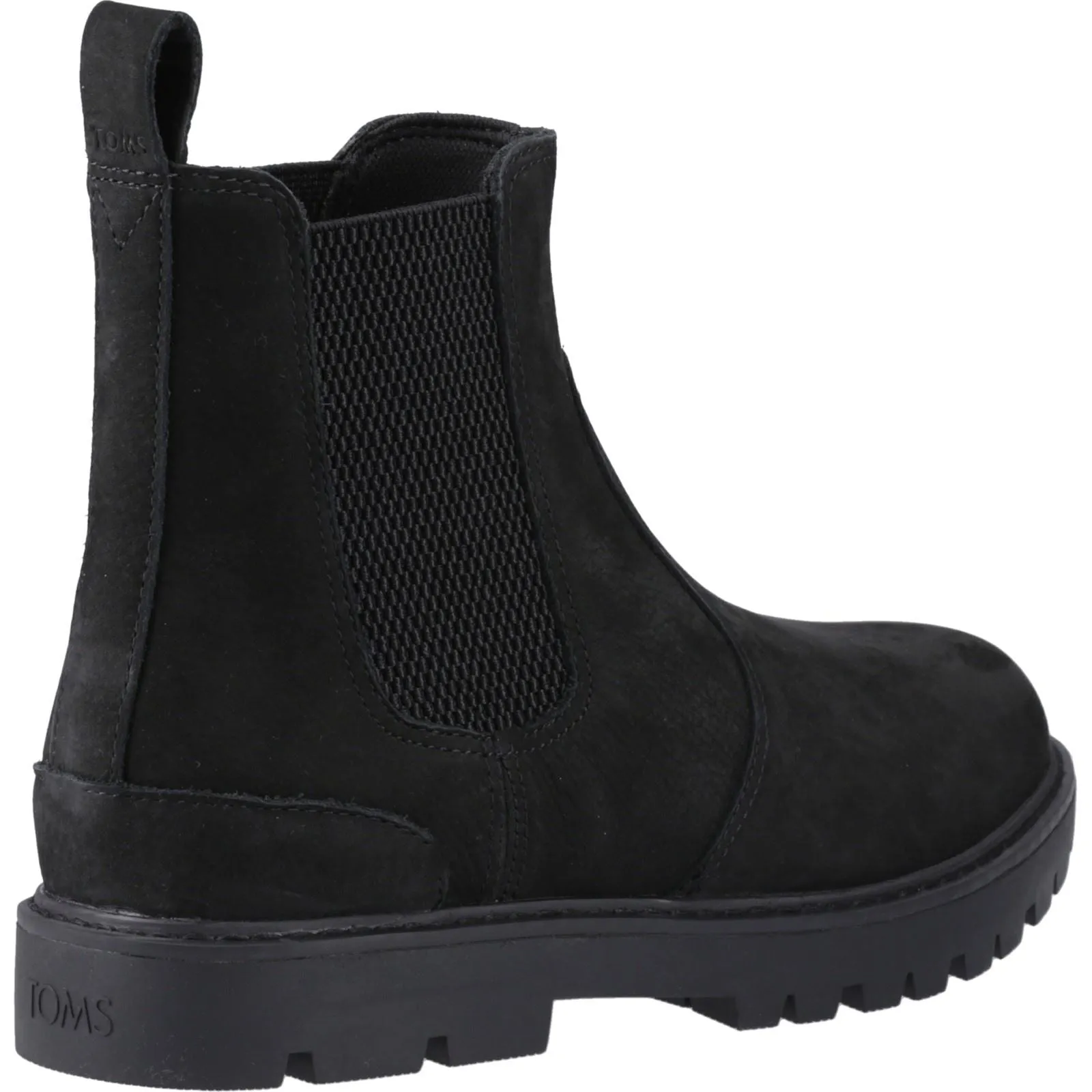 TOMS Griffin Leather Men's Black Boots