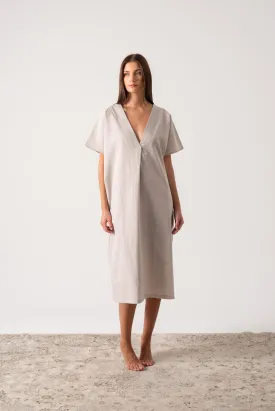 Vacanza Linen Kaftan Natural