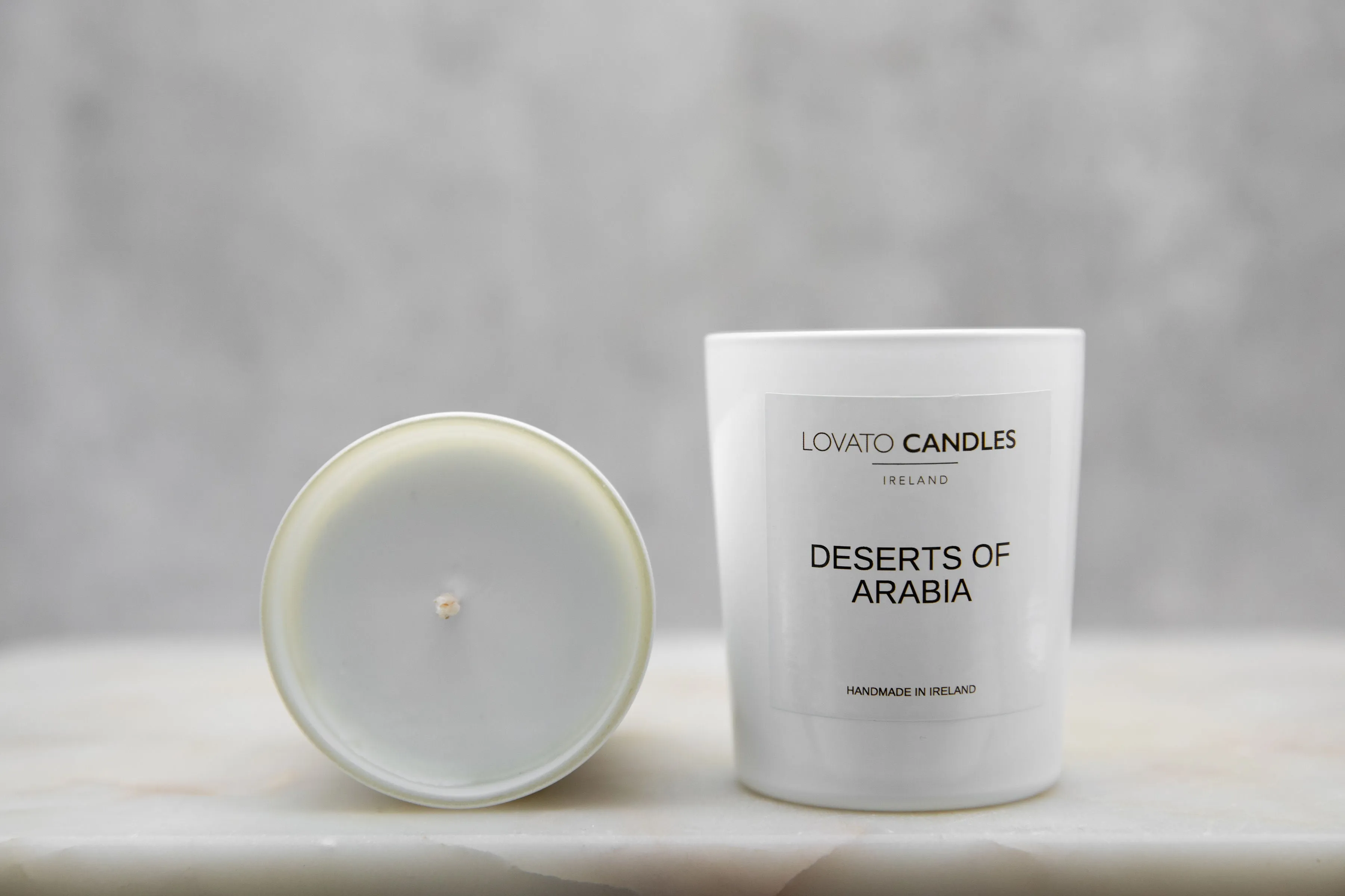 White Votive Candle - Deserts of Arabia